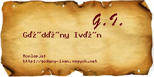 Gödény Iván névjegykártya